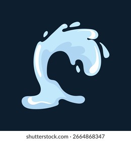 Um conjunto de estilo plano de desenhos animados com água salpicos, gotas e ondas. Perfeito para projetos frescos, limpos e dinâmicos relacionados ao mar, oceano, temas aquáticos e ilustrações criativas.

