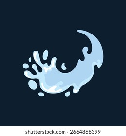 Un conjunto de estilo plano de salpicaduras de agua de dibujos animados, gotitas y olas. Perfecto para diseños frescos, limpios y dinámicos relacionados con el mar, el océano, temas acuáticos e ilustraciones creativas.

