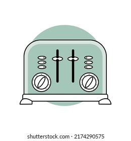 flat-style tester icon, kitchen equipment