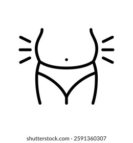 flatulence icon vector design in trendy style