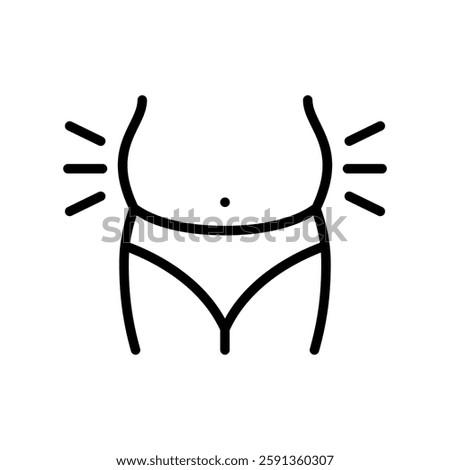 flatulence icon vector design in trendy style