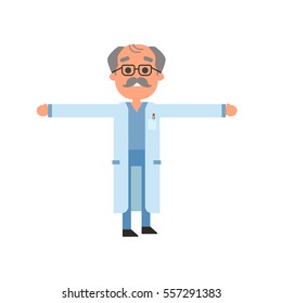 Flat,vector. cartoon character for animation.