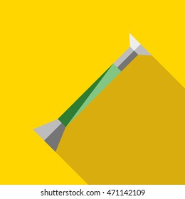 Flaubert for marking queens bees icon in flat style with long shadow. Tool symbol