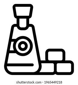 Flavor soy sauce icon. Outline Flavor soy sauce vector icon for web design isolated on white background