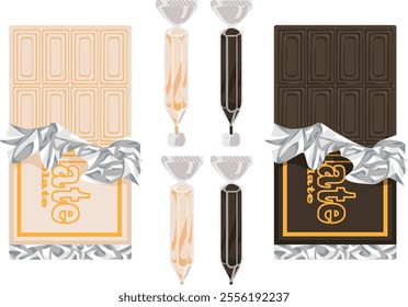 Flavored Chocolate Bars and Pens