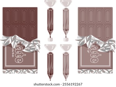 Flavored Chocolate Bars and Pens