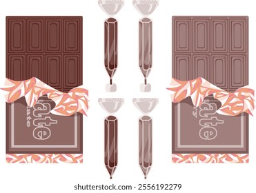 Flavored Chocolate Bars and Pens