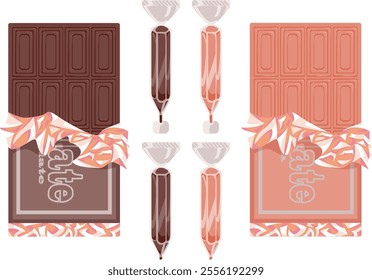 Flavored Chocolate Bars and Pens