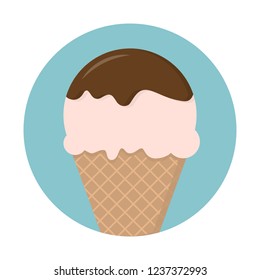 Flavored ice cream