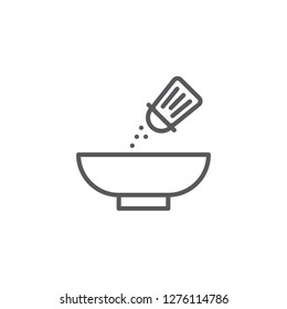 Flavoring line vector style icon. Cooking and kitchen icon  for websites, web design, mobile app.