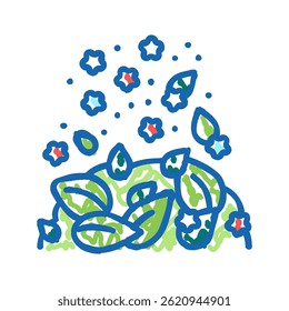 flavoring tea doodle icon sketch vector. flavoring tea sign. isolated symbol illustration