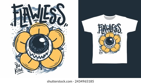 Flawless Eye Graffiti Tshirt Art Fashion Designs.
