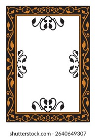 Flawless Minimalist Ornamental Border Decorative Vector