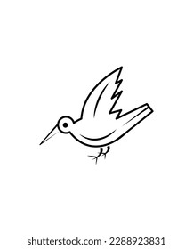 flay bird icon,vector best line icon.