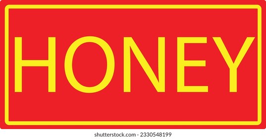 Flay lay of honey jar over liquid with honey dipper in 3d illustration on honeycomb engraved background