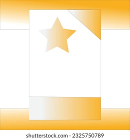fondo de capa con un diseño estrella en una combinación de colores dorados y blancos