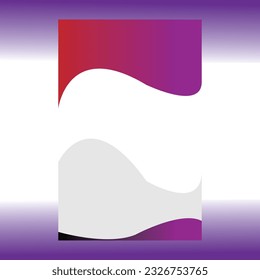 flayer  concept abstract white purple anda red background