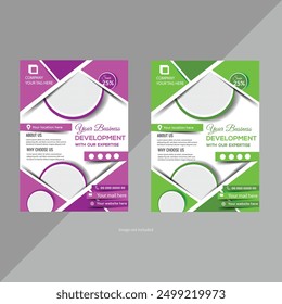 flayer design and corprorate post concept,