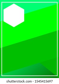 Flayer design. Poster design. Banner design. Flayer vector05 green gradient