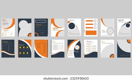 flayer design set, company profile, social media banner, annual report, presentation, landing page, company banner, creative, website slider, brochure design set