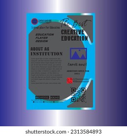 flayer desion for education parpose all usease