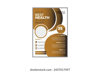 PLANTILLA DE DISEÑO DE FLAYER HEALTH SIMPLE