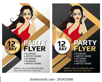 Flayer music party.