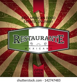 Flayer Template for Mexican Restaurant and food Delivery