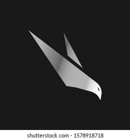 flaying Eagle Logo Vector, military logo