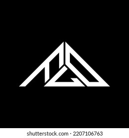 FLD letter logo creative design with vector graphic, FLD simple and modern logo in triangle shape.