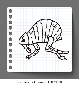 Flea doodle