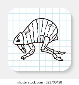 Flea doodle