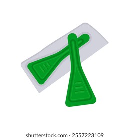 Flea Drops, Veterinary Flat Vector Illustration
