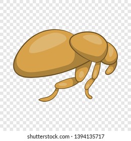 Flea icon. Cartoon illustration of flea vector icon for web