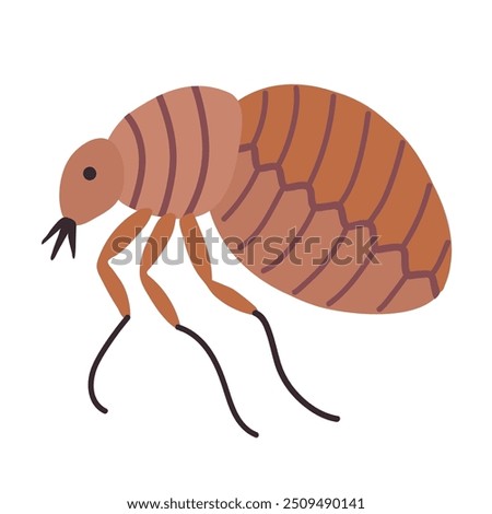 Flea icon clipart avatar logtotype isolated vector illustration