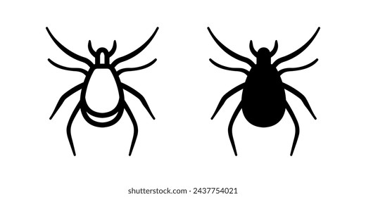 Flea icon. for mobile concept and web design. vector illustration