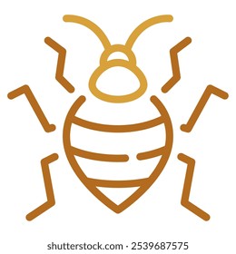 Ícone de pulga para web, app, infográfico, etc