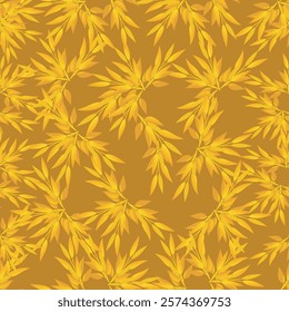 Fleaf and flowers textile seamless high resulation pattern