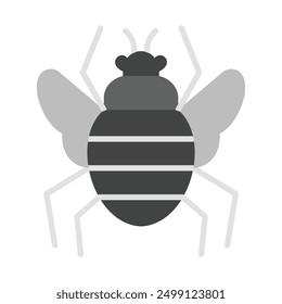 Fleas Flat Icon Design For Personal nad Commercial Use
