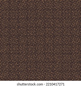 Fleckbrauner Stoff mit verlorenem Prüfmuster. Dickiges Wolltuch. Tweed Textur. Abstrakte Vektorgrafik.