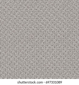 Flecked cross stitch pattern. Abstract rough fabric background. Vector design.