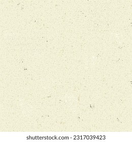Flecked flat surface. Speckled beige wall, dirty and scratched here and there. Old paper sheet. Grunge background. Vector seamless.