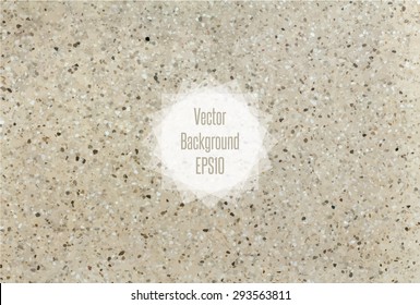 Flecked stone texture in beige and blown colors. Vector illustration EPS10.