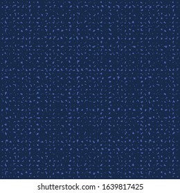 Flecked textile material, in shades of blue, with a subtle plaid pattern. Tweed texture.