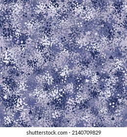 Flecktarn-stylischer Tarnmuster-Hintergrund. Klassische Kleidung Masking Camo wiederholen Druck. Wintergraue Farbstruktur. Vektorgrafik.