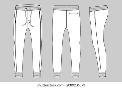 3,512 Joggers template Images, Stock Photos & Vectors | Shutterstock