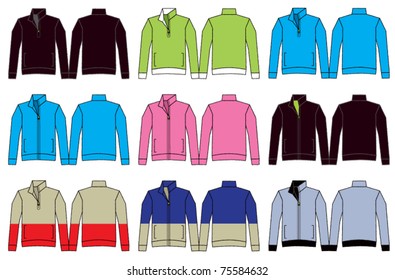 Fleece Jacket Illustrations