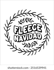  Velo Navidad Natal groovy ondulado Tipografia t shirt design