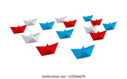 How Make Paper Boat Images Stock Photos Vectors