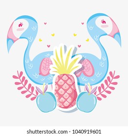 Flemishes and fruits punchy pastels